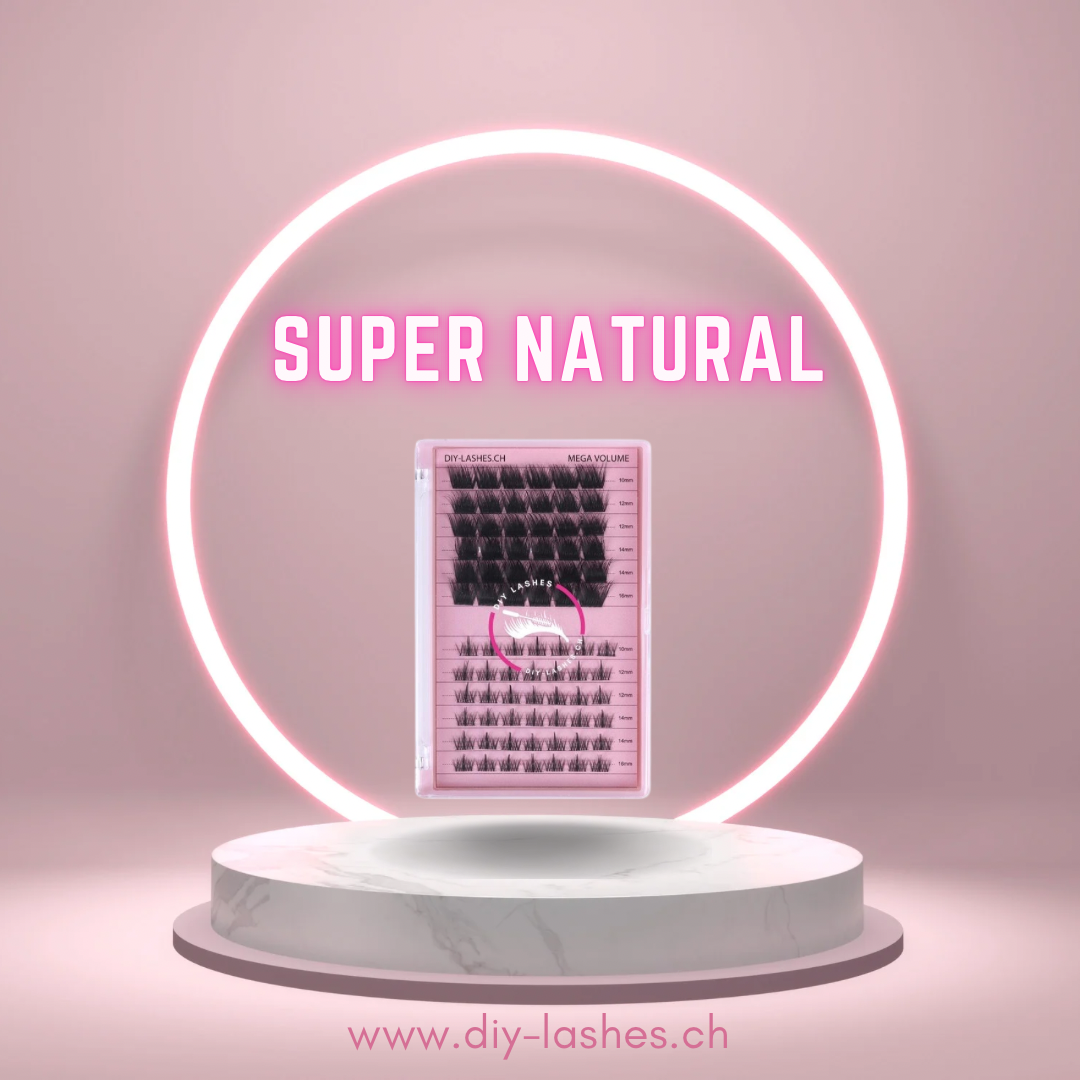 Diy Lashes Small Box Super Natural
